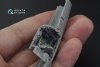 Quinta Studio QD48220 F-5A 3D-Printed & coloured Interior on decal paper (Kinetic) 1/48